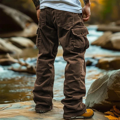 Men's Relaxed Multi Pocket Cargo Trousers