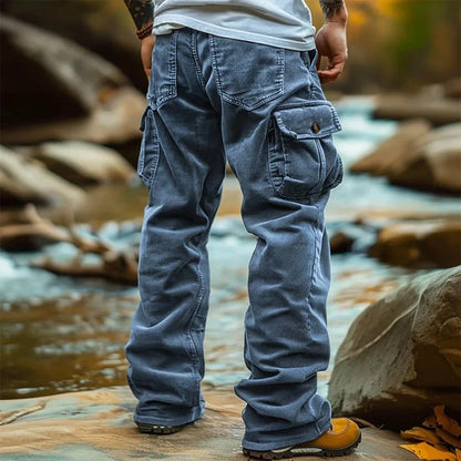 Men's Relaxed Multi Pocket Cargo Trousers