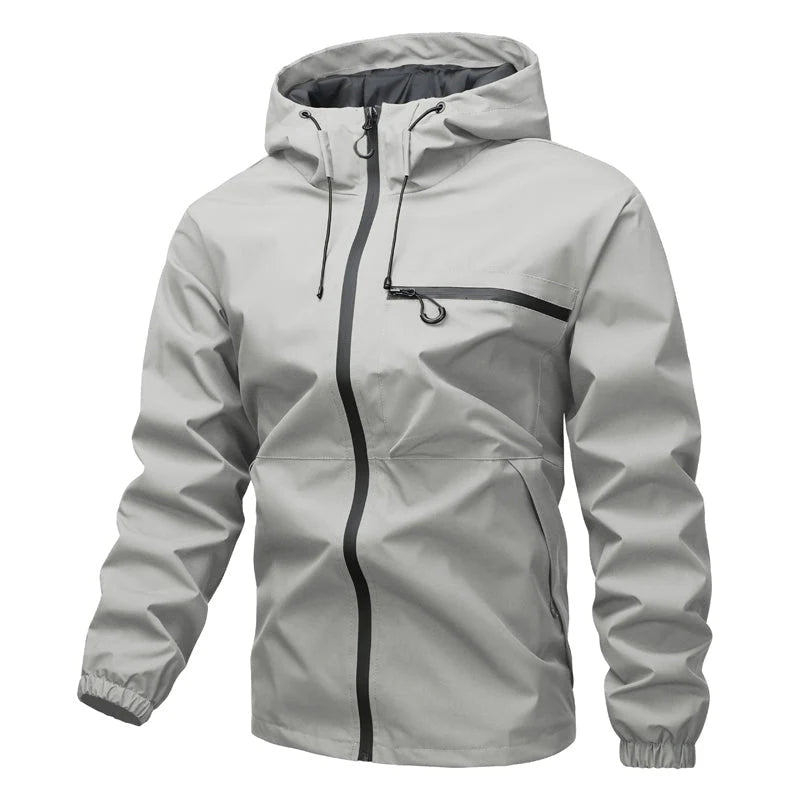 Men's Oversized Waterproof Hooded Jacket