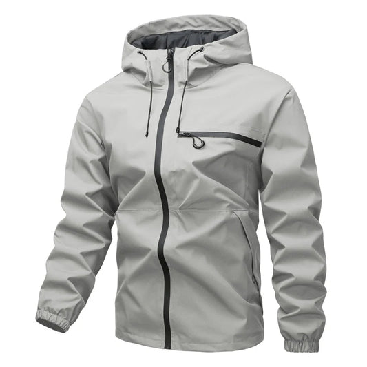Men's Oversized Waterproof Hooded Jacket