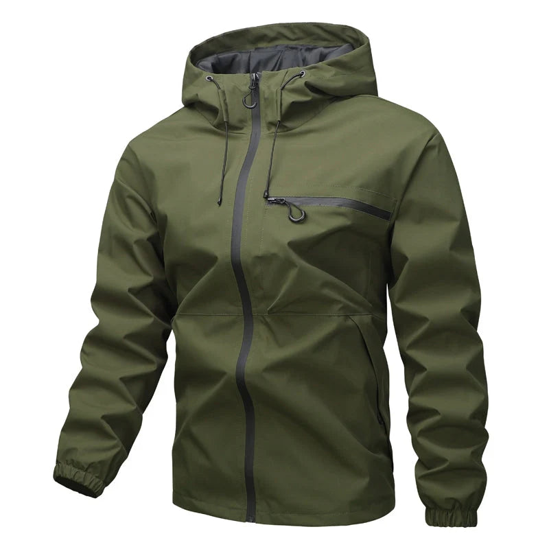 Men's Oversized Waterproof Hooded Jacket