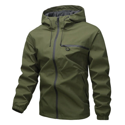 Men's Oversized Waterproof Hooded Jacket
