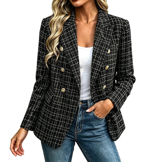 Women's Tailored Double Breasted Blazer