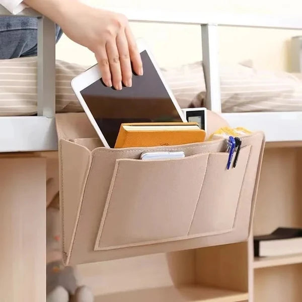 Multi-Pocket Bedside Hanging Organiser