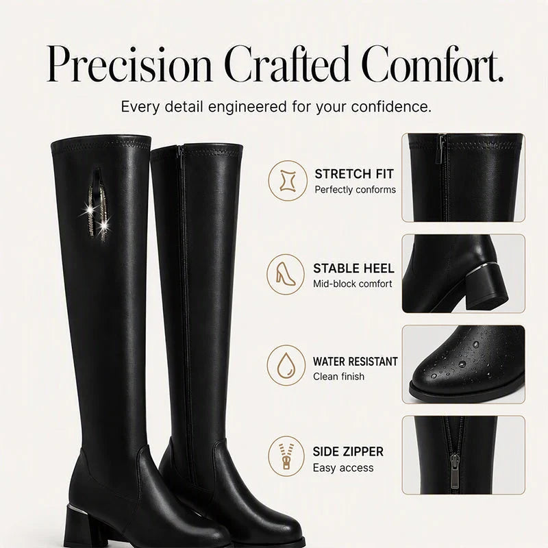 Women's Stretch Over-the-Knee Winter Boots