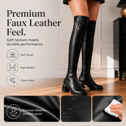 Women's Stretch Over-the-Knee Winter Boots