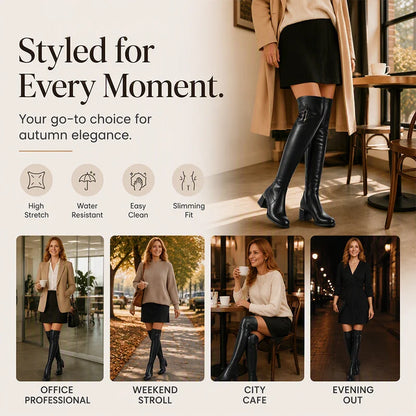 Women's Stretch Over-the-Knee Winter Boots