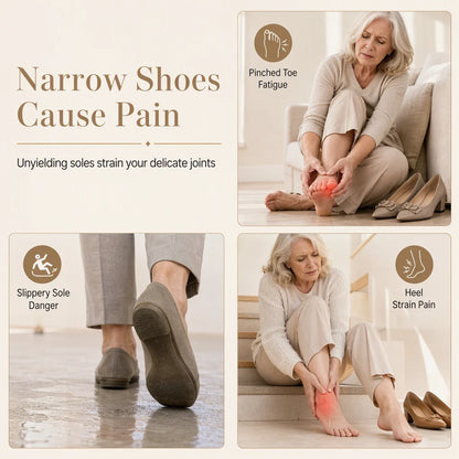 Women's Retro Block Heel Slip-On Shoes