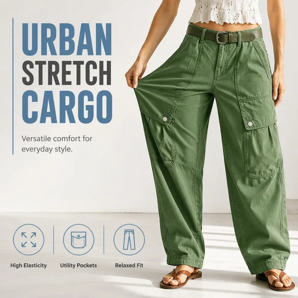 Women's Stretch Cargo Trousers
