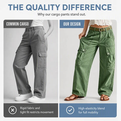 Women's Stretch Cargo Trousers