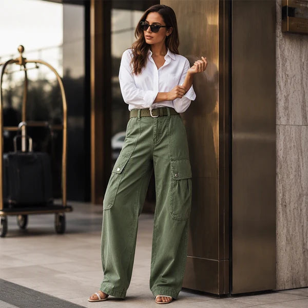 Women's Stretch Cargo Trousers