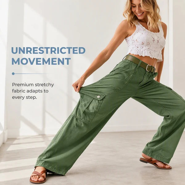 Women's Stretch Cargo Trousers