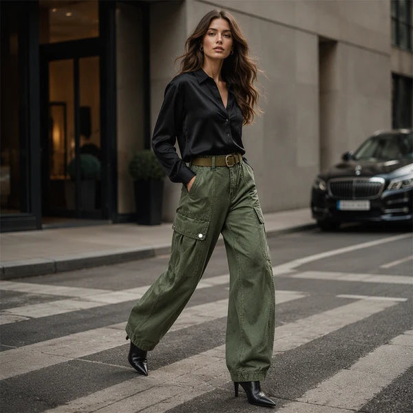 Women's Stretch Cargo Trousers