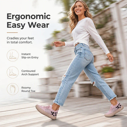 Women's Knit Platform Slip-On Shoes