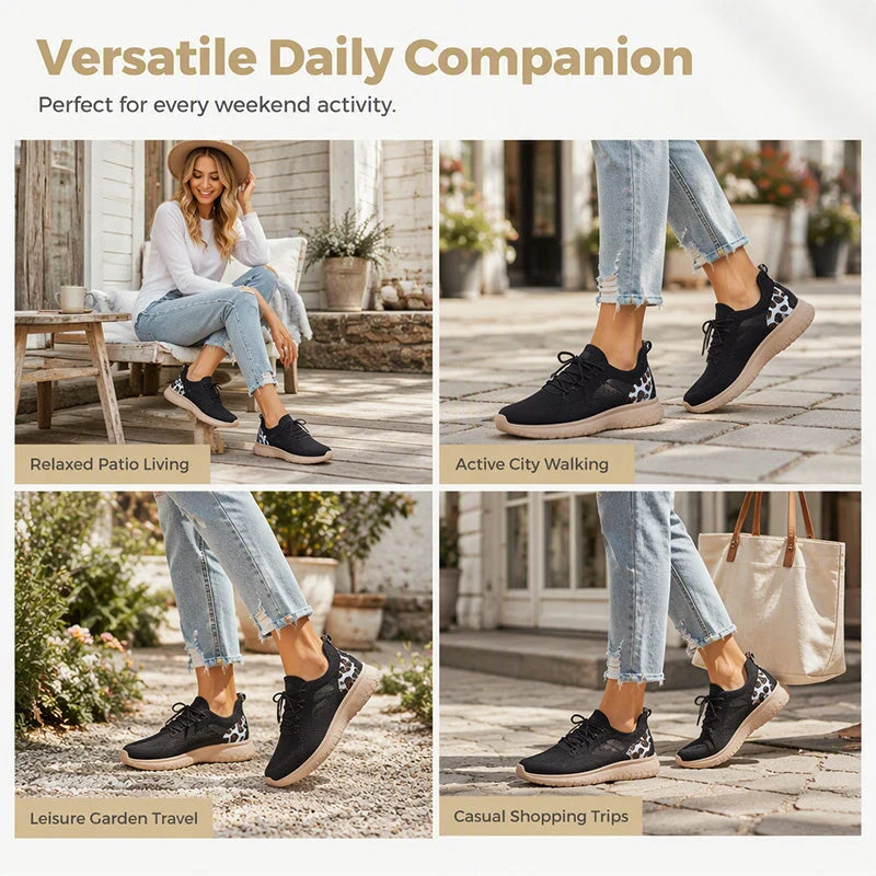 Women's Knit Platform Slip-On Shoes