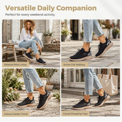 Women's Knit Platform Slip-On Shoes