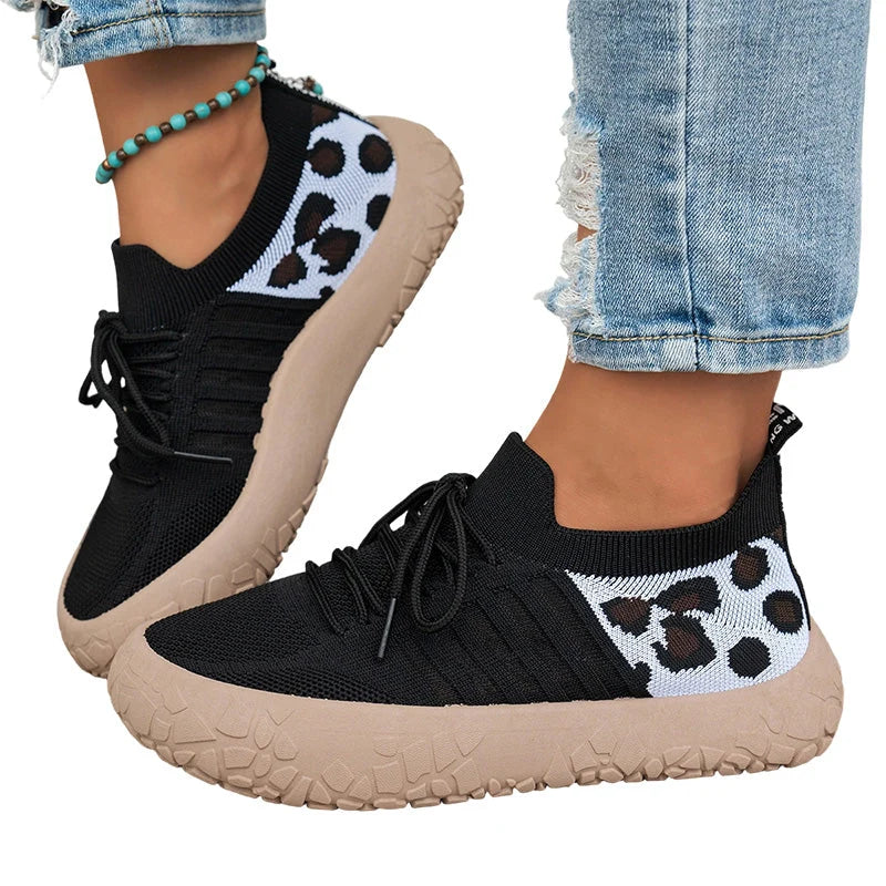 Women's Knit Platform Slip-On Shoes