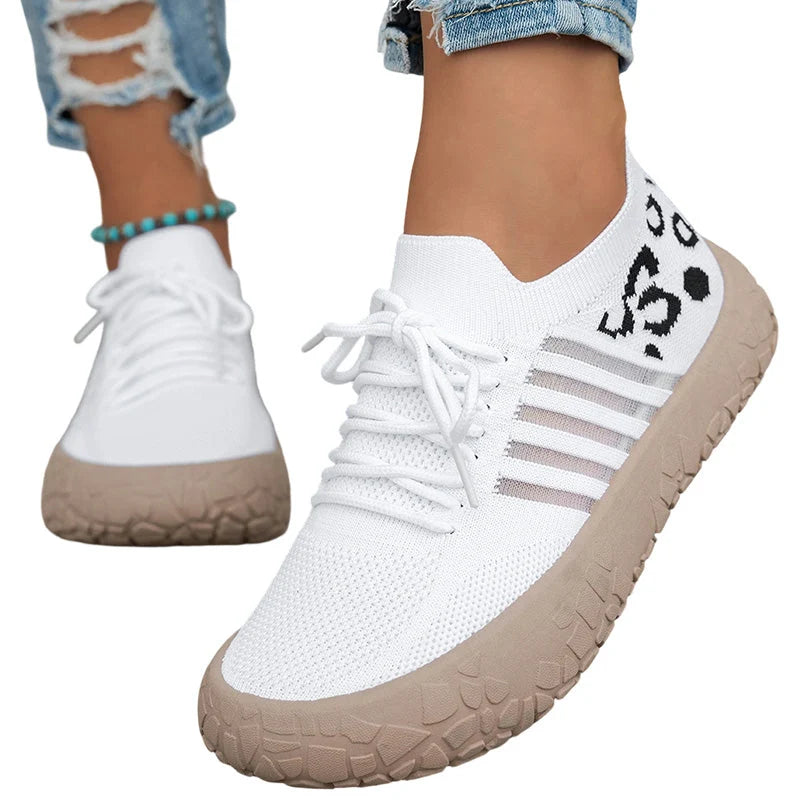 Women's Knit Platform Slip-On Shoes