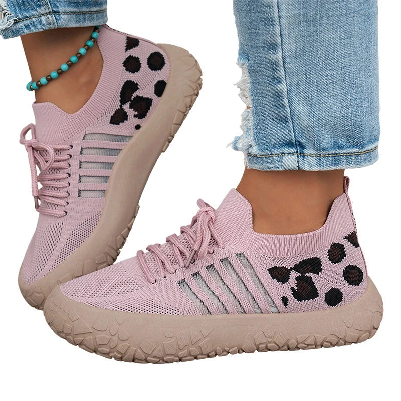 Women's Knit Platform Slip-On Shoes