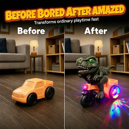 Kids' Electric Spinning Dinosaur Tricycle