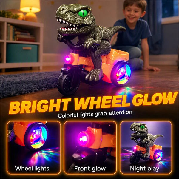 Kids' Electric Spinning Dinosaur Tricycle