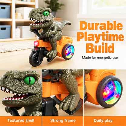 Kids' Electric Spinning Dinosaur Tricycle