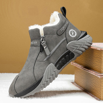 Men's Fleece-Lined Side Zip Winter Boots