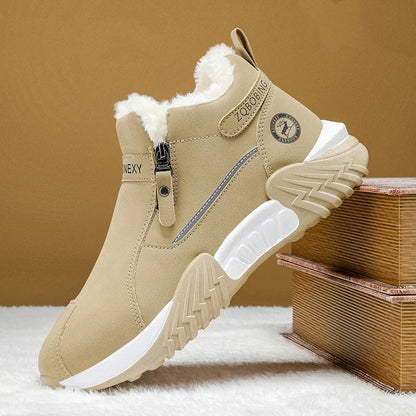 Men's Fleece-Lined Side Zip Winter Boots