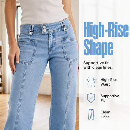 Women's High-Rise Wide Leg Jeans