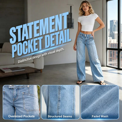 Women's High-Rise Wide Leg Jeans