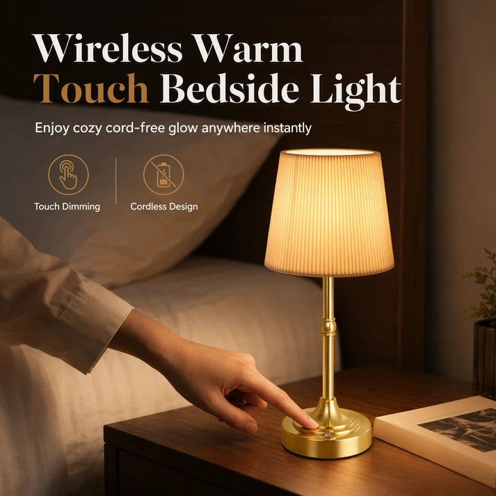 Rechargeable Touch Control Bedside Lamp