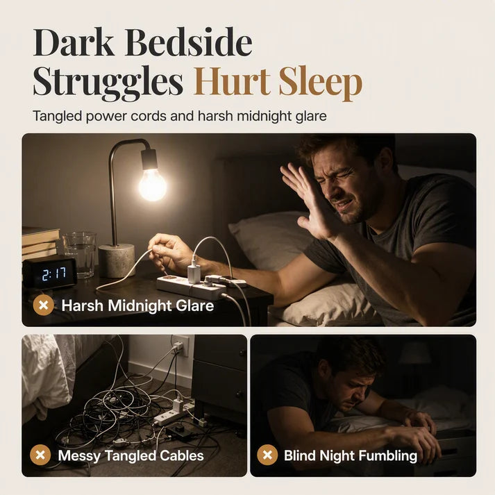 Rechargeable Touch Control Bedside Lamp
