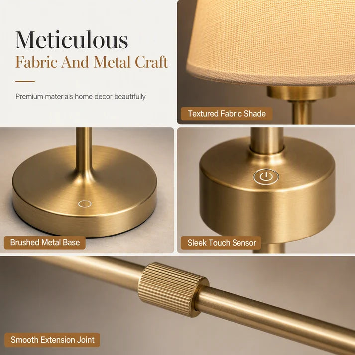 Rechargeable Touch Control Bedside Lamp