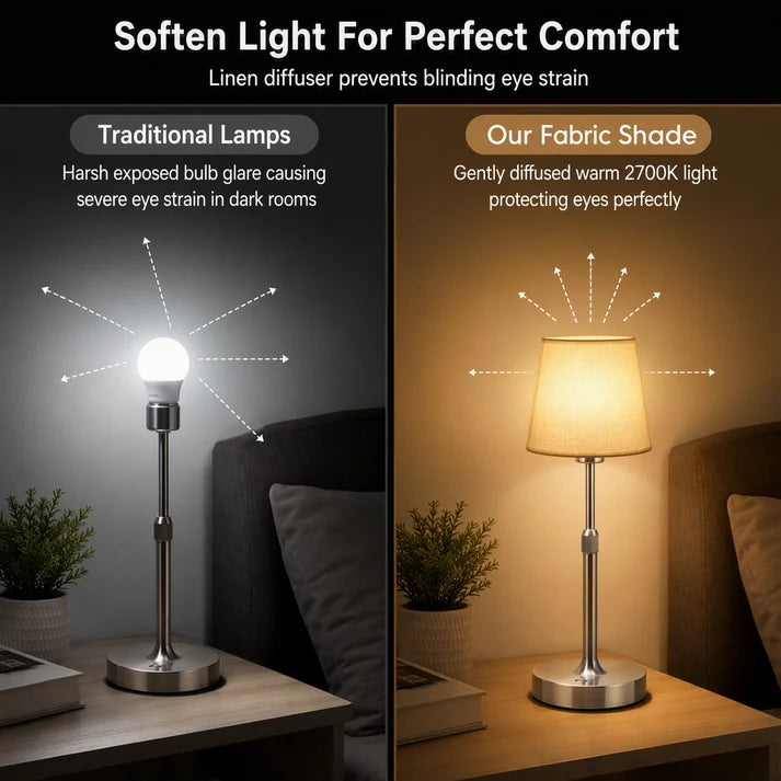 Rechargeable Touch Control Bedside Lamp