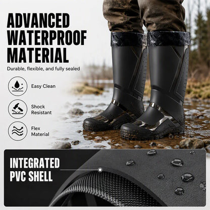 Men's High-Top Waterproof Rain Shoes