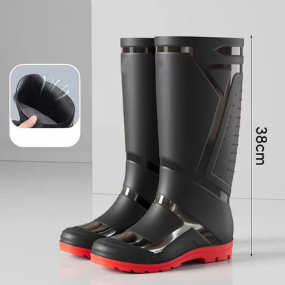 Men's High-Top Waterproof Rain Shoes