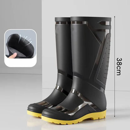 Men's High-Top Waterproof Rain Shoes