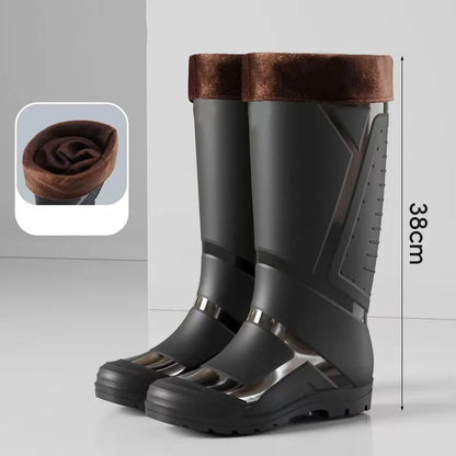 Men's High-Top Waterproof Rain Shoes