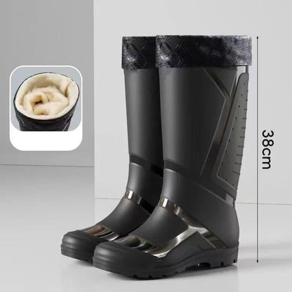 Men's High-Top Waterproof Rain Shoes