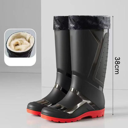 Men's High-Top Waterproof Rain Shoes