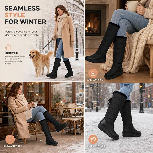 Women's Quilted Mid-Calf Winter Boots