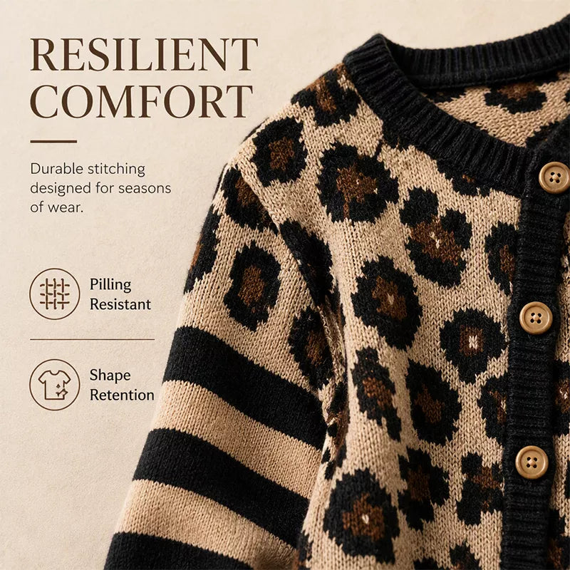 Women's Leopard Print Cardigan