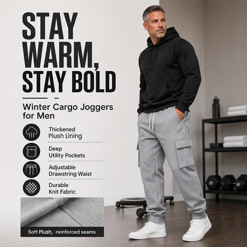 Men's Loose Cargo Joggers