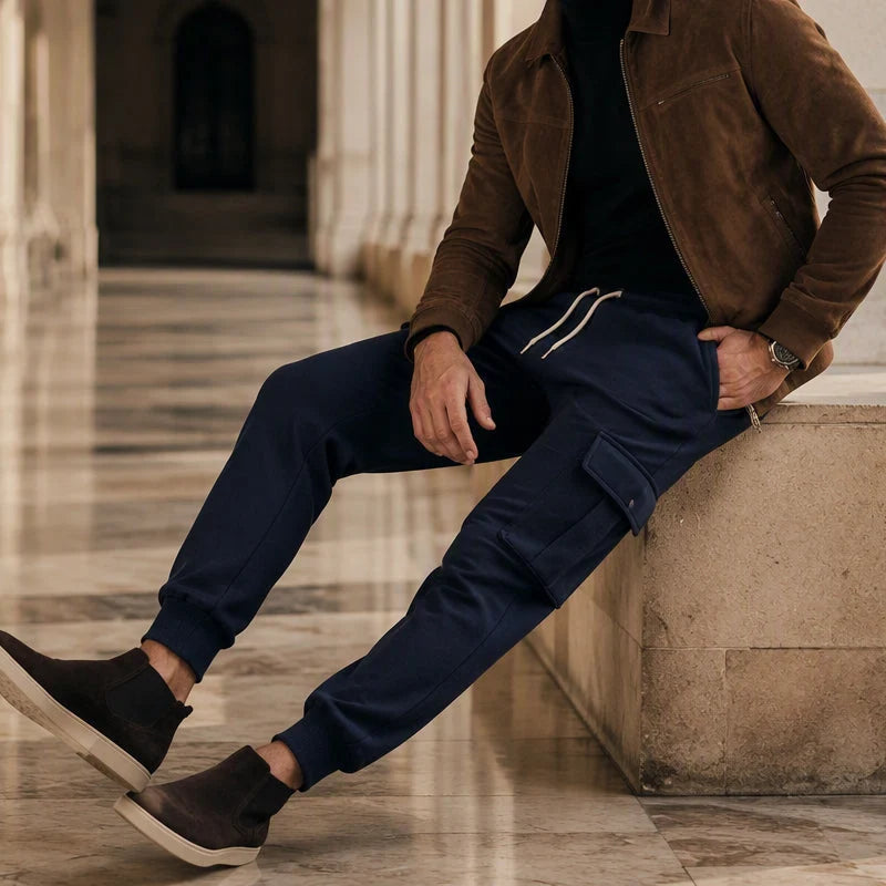 Men's Loose Cargo Joggers