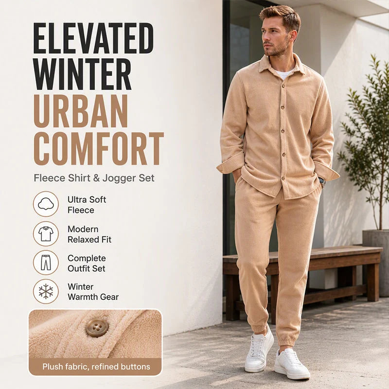 Men's Relaxed Shirt & Trouser Lounge Set