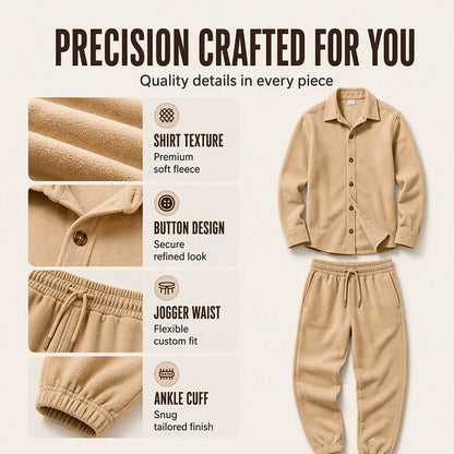 Men's Relaxed Shirt & Trouser Lounge Set