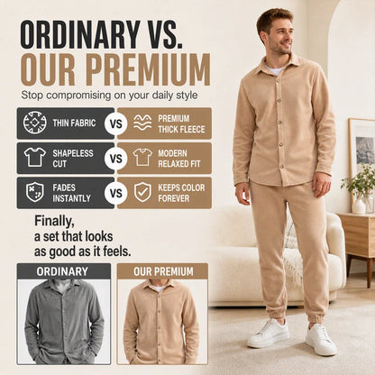 Men's Relaxed Shirt & Trouser Lounge Set