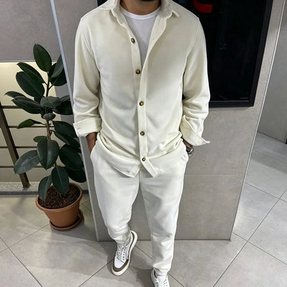 Men's Relaxed Shirt & Trouser Lounge Set