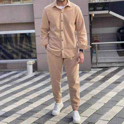 Men's Relaxed Shirt & Trouser Lounge Set