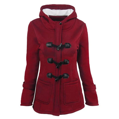 Women's Mid-Length Hooded Winter Jacket